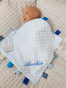 Personalised Baby Comforter Taggie Blanket