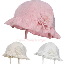 Load image into Gallery viewer, Baby Girls Summer Bonnet Hat