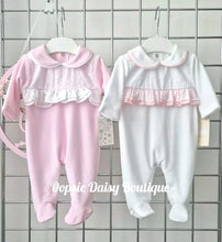 Load image into Gallery viewer, Baby Girls Pretty Portuguese Romper All In One