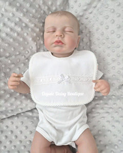 Spanish Baby Bib Ribbon Slot