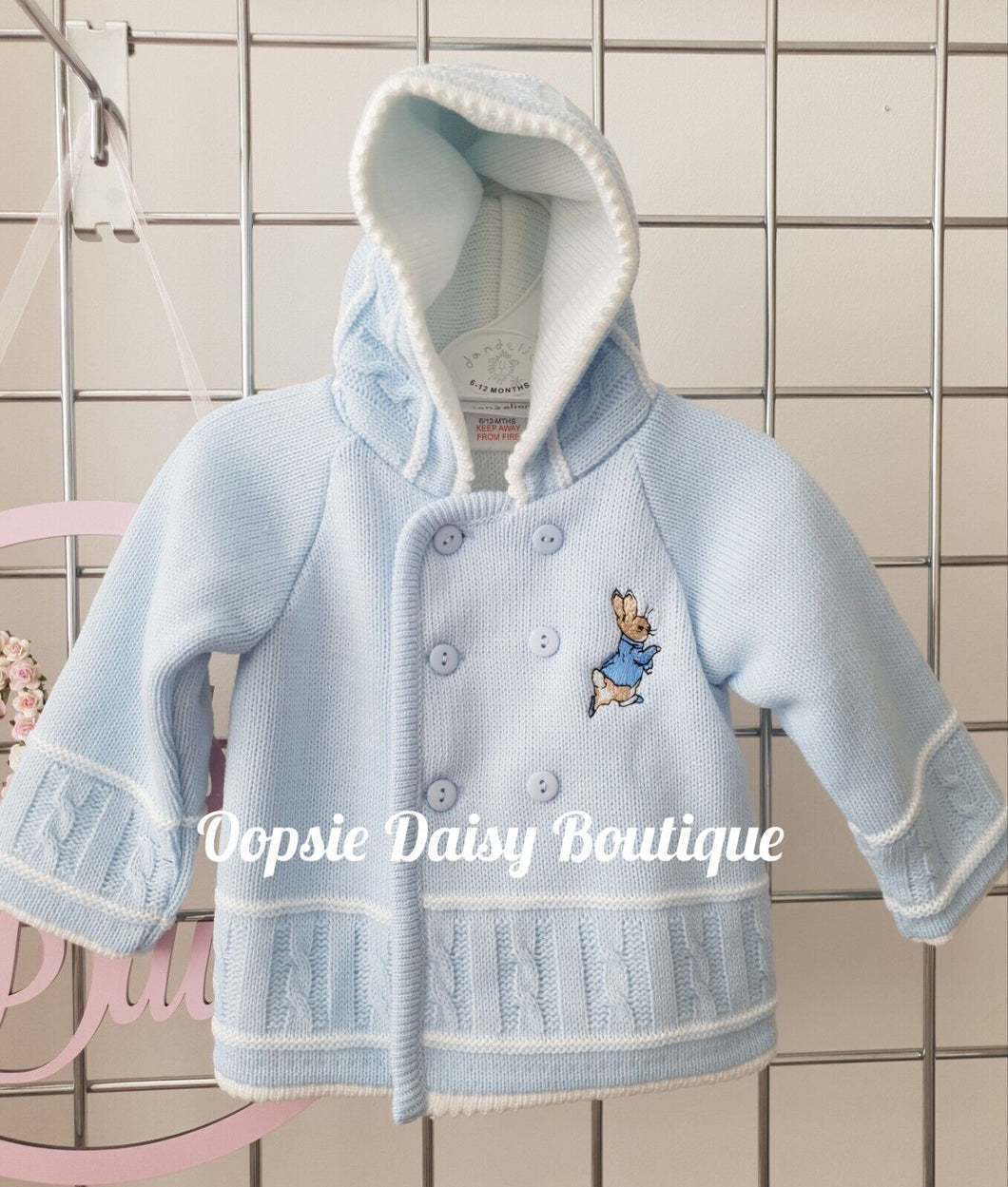 Peter rabbit knitted cardigan on sale