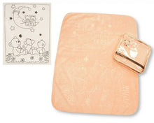 Load image into Gallery viewer, Embossed Baby Blanket Mink Supersoft Teddy Bear Design