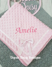 Load image into Gallery viewer, Personalised Baby Blanket Shawl Cosy Sherpa Back X 3 Colours