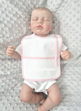 Load image into Gallery viewer, Spanish Baby Bib With Dummy Holder