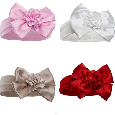Baby Girls Headband Bow & Flower