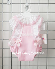 Load image into Gallery viewer, Pretty Waffle Romper &amp; Blouse Sets