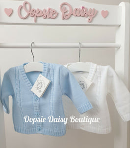 Boys Traditional Knitted Cardigans Dandelion