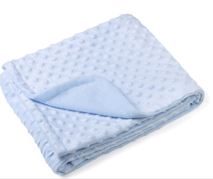Personalised Baby Blanket with Baby Feet x 4 Colours