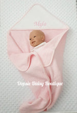 Load image into Gallery viewer, Personalised Baby Hooded Towel Boys Girls