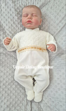 Load image into Gallery viewer, Unisex Cream &amp; Caramel Portuguese Romper