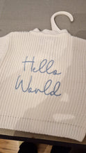 Load image into Gallery viewer, Just Arrived White Ribbed Baby Cardigan,  Choose Colour