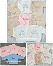 Load image into Gallery viewer, Personalised Baby Cardigan