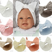 Load image into Gallery viewer, Baby Headband Big Bow Headbands 0-18mths