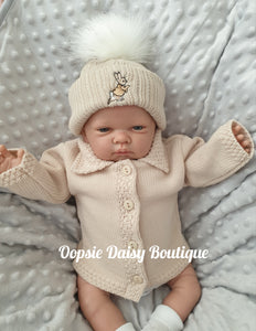 Boys Girls Beige Cardigan Dandelion