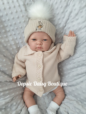 Boys Girls Beige Cardigan Dandelion