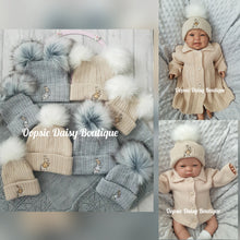Load image into Gallery viewer, Baby Knitted Hats Boys Girls Peter Rabbit Pom Pom Hats