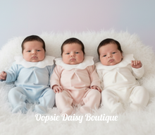 Load image into Gallery viewer, Boys &amp; Girls Soft Cotton Scalloped Romper All In One