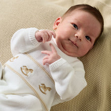 Load image into Gallery viewer, Rocking Horse Knitted Romper Dandelion Unisex