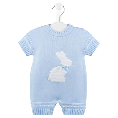 Baby Knitted Bunny Romper  - Dandelion