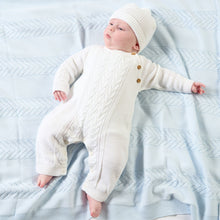 Load image into Gallery viewer, Boys Girls Knitted Romper &amp; Hat Sets Dandelion Unisex