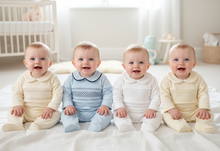 Load image into Gallery viewer, Babies in smocked rompers - option 8