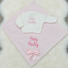 Load image into Gallery viewer, Baby Bailey set on white fluffy rug - flat lay