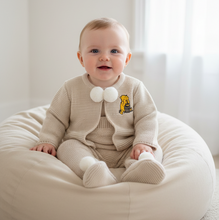 Load image into Gallery viewer, Baby boy cream beanbag