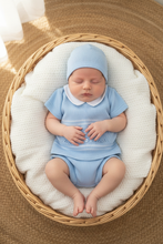 Load image into Gallery viewer, Baby boy in basket overhead 2