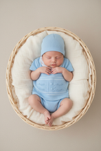 Load image into Gallery viewer, Baby boy in basket overhead 4