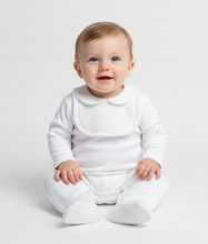Load image into Gallery viewer, Baby boy in white romper option 4