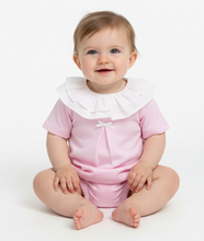 Load image into Gallery viewer, Baby girl in pink outfit option 1