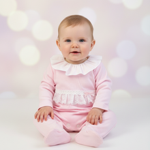 Load image into Gallery viewer, Baby girl in pink romper - Option 5