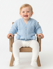 Load image into Gallery viewer, Baby girl legs dangling wooden chair