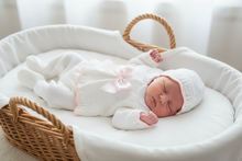Load image into Gallery viewer, Baby in Moses basket