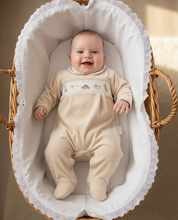 Load image into Gallery viewer, Baby in oval Moses basket