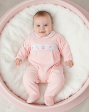 Load image into Gallery viewer, Baby in round felt basket