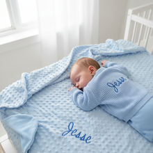 Load image into Gallery viewer, Baby on blanket - nursery