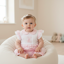 Load image into Gallery viewer, Baby on cream beanbag