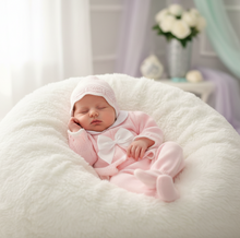 Load image into Gallery viewer, Baby on plush beanbag
