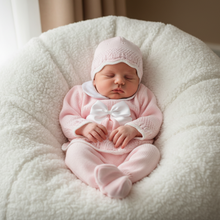 Load image into Gallery viewer, Baby on white beanbag