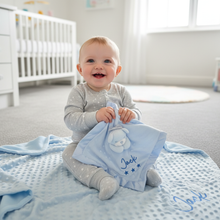 Load image into Gallery viewer, Baby playing with comforter