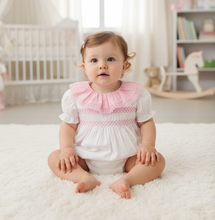Load image into Gallery viewer, Baby sitting on fluffy rug