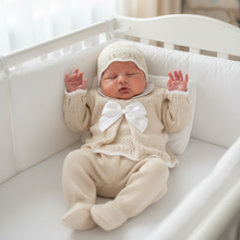 Load image into Gallery viewer, Beige knit cot 8