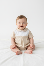 Load image into Gallery viewer, Beige Romper Baby Boy Model 3