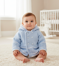 Load image into Gallery viewer, Blue cardigan - editorial