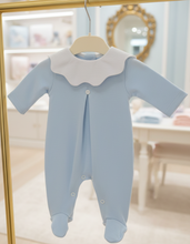 Load image into Gallery viewer, Blue hanger velvet gold