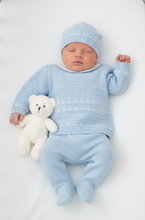 Load image into Gallery viewer, Blue Knit Cot 5