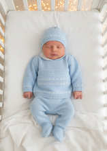 Load image into Gallery viewer, Blue Knit Cot 9