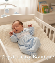 Load image into Gallery viewer, Blue Romper Example 2