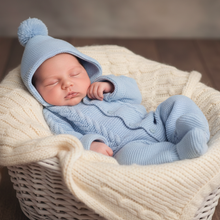 Load image into Gallery viewer, Blue suit in vintage basket